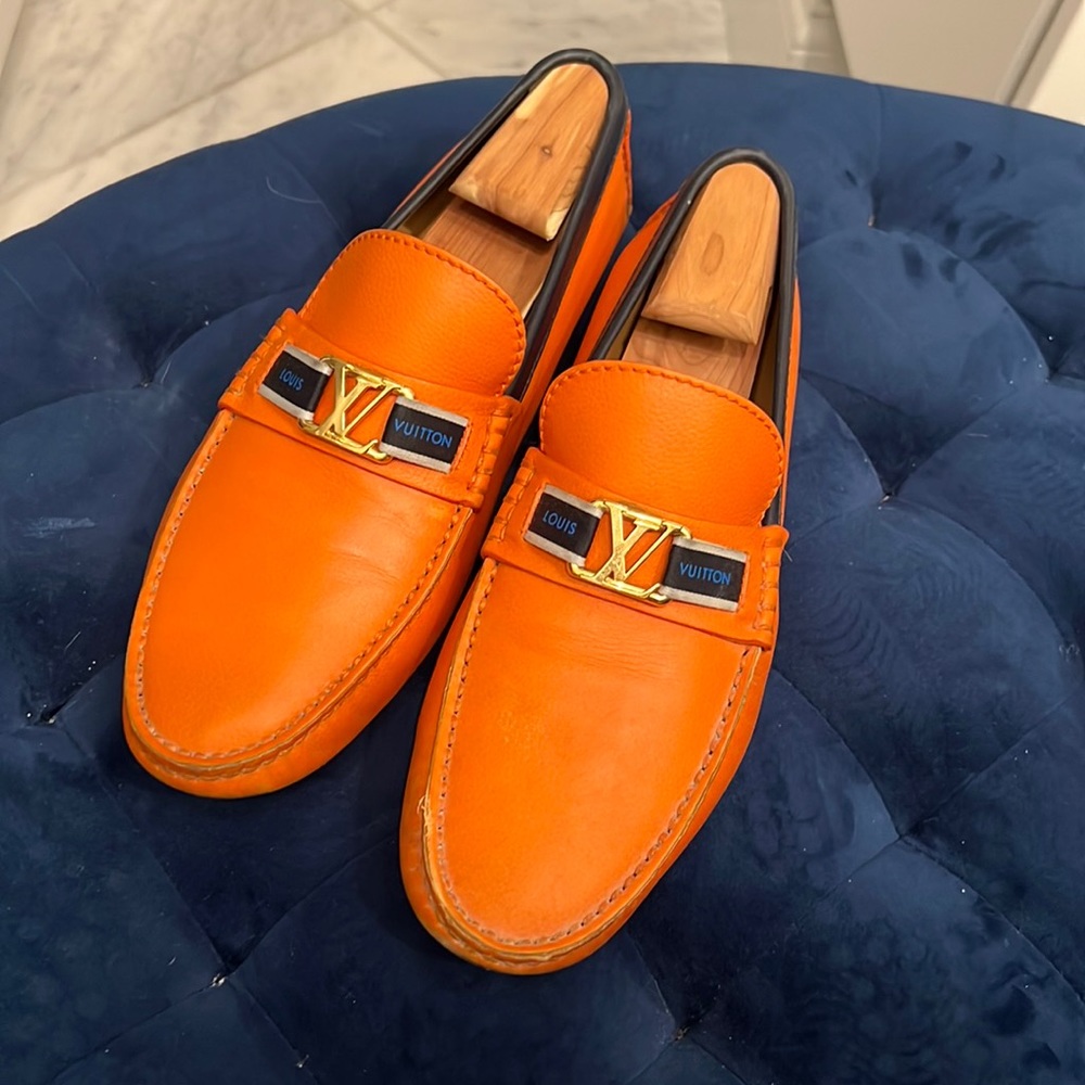 Men’s Louis Vuitton leather driver
